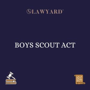 BOYS SCOUT ACT