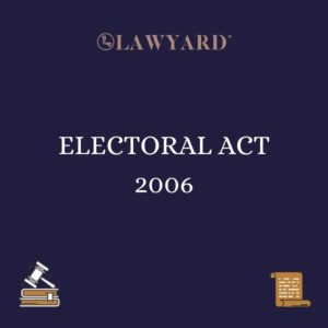 ELECTORAL ACT 2006