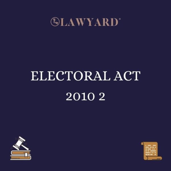 ELECTORAL ACT 2010