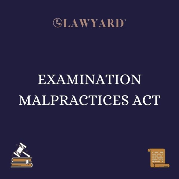 EXAMINATION MALPRACTICES ACT