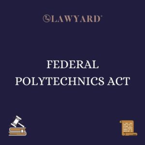 FEDERAL POLYTECHNICS ACT