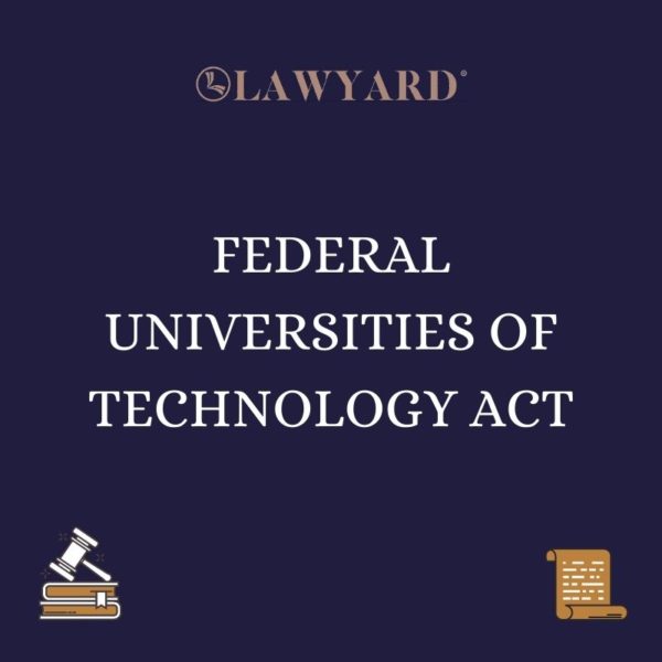 FEDERAL UNIVERSITIES OF TECHNOLOGY ACT