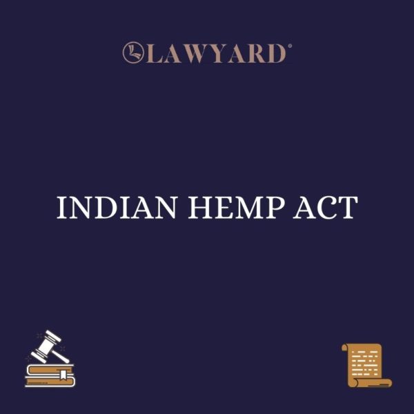 INDIAN HEMP ACT