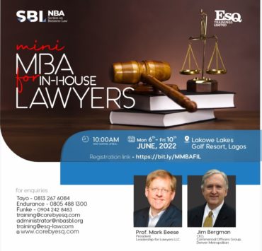 Mini-MBA, In-House Counsel, ESQ Trainings