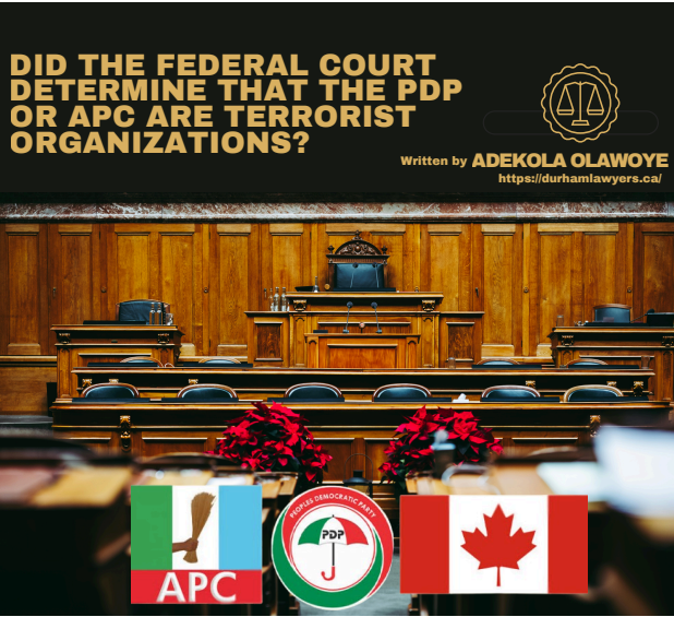Adekola Adewoye, Federal Court of Canada, Douglas Egharevba
