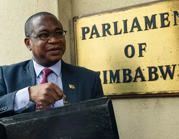 Zimbabwe's finance minister, Mthuli Ncube; credit: Africa News; Zimbabwe crypto
