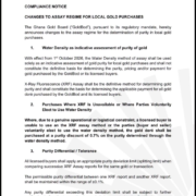 Ghana Gold Board Mandates XRF Assay for All Local Purchases from October 1, Tightens Purity Verification - Ghana